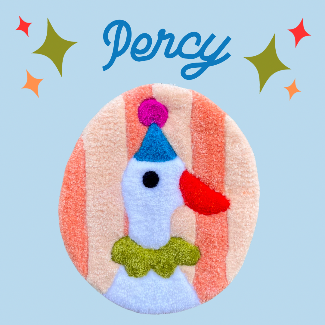 Percy Clown Goose Wall Hanging