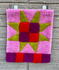 Orchid Quilt Star Wall Hanging