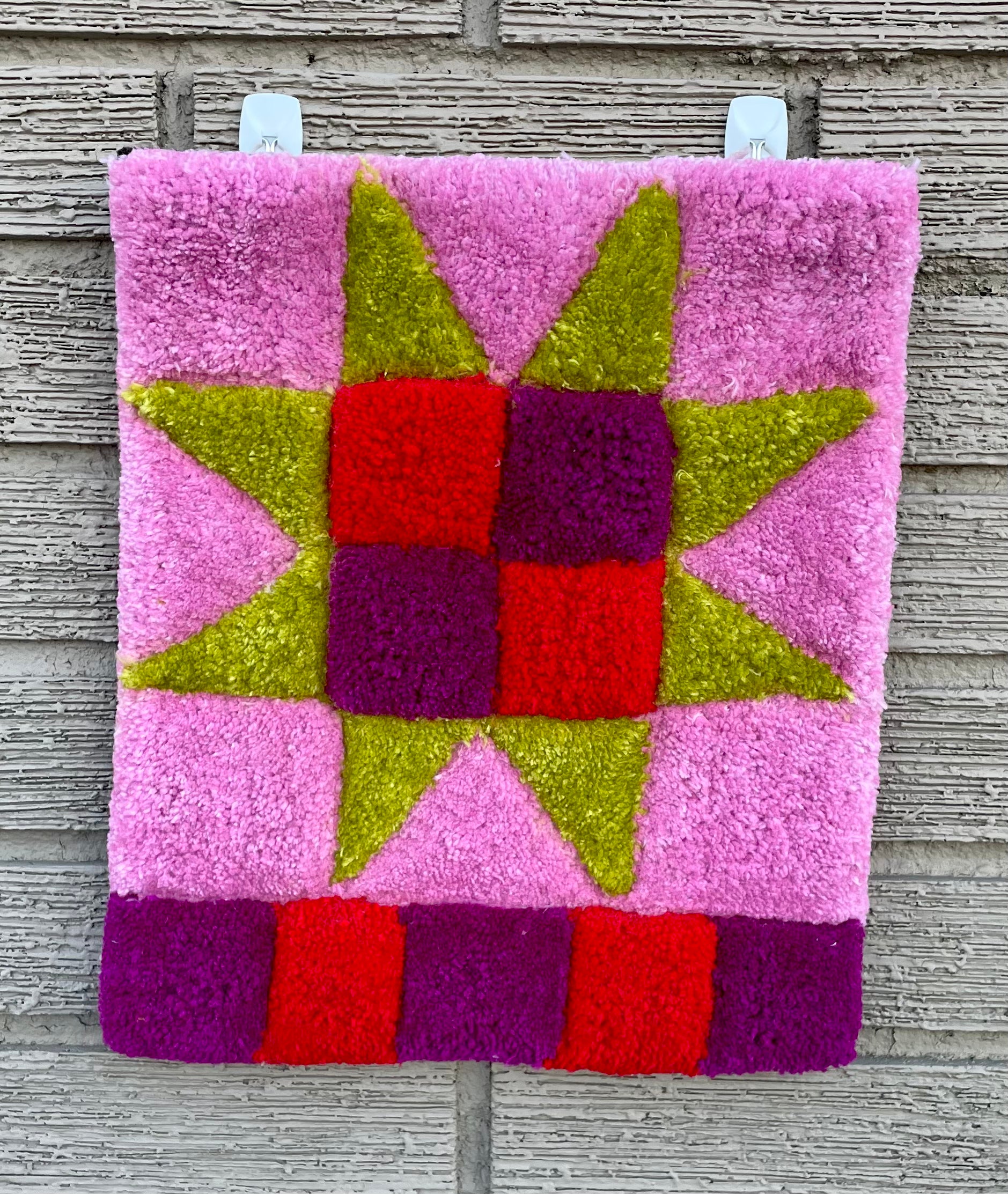 Orchid Quilt Star Wall Hanging