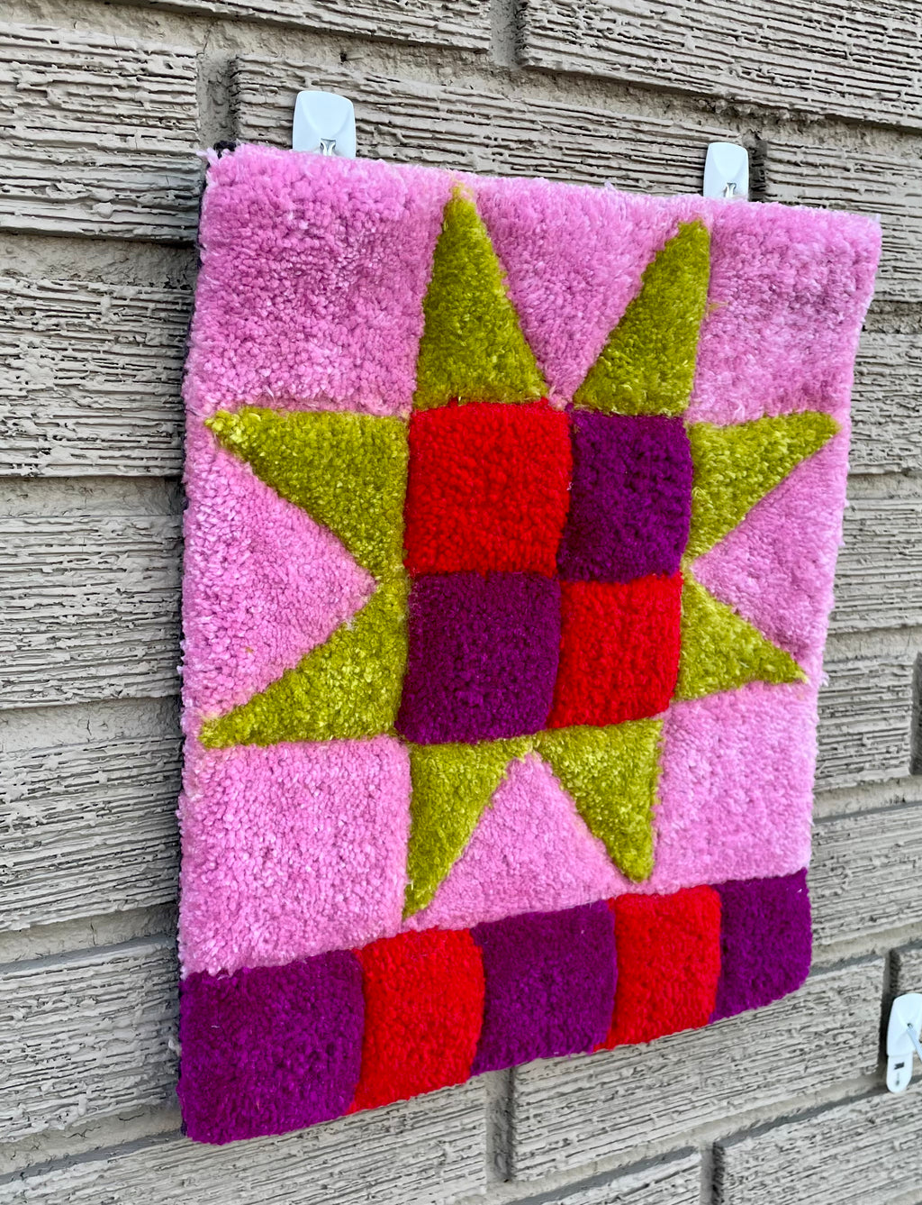 Orchid Quilt Star Wall Hanging
