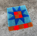 Mist Blue Quilt Star Wall Hanging